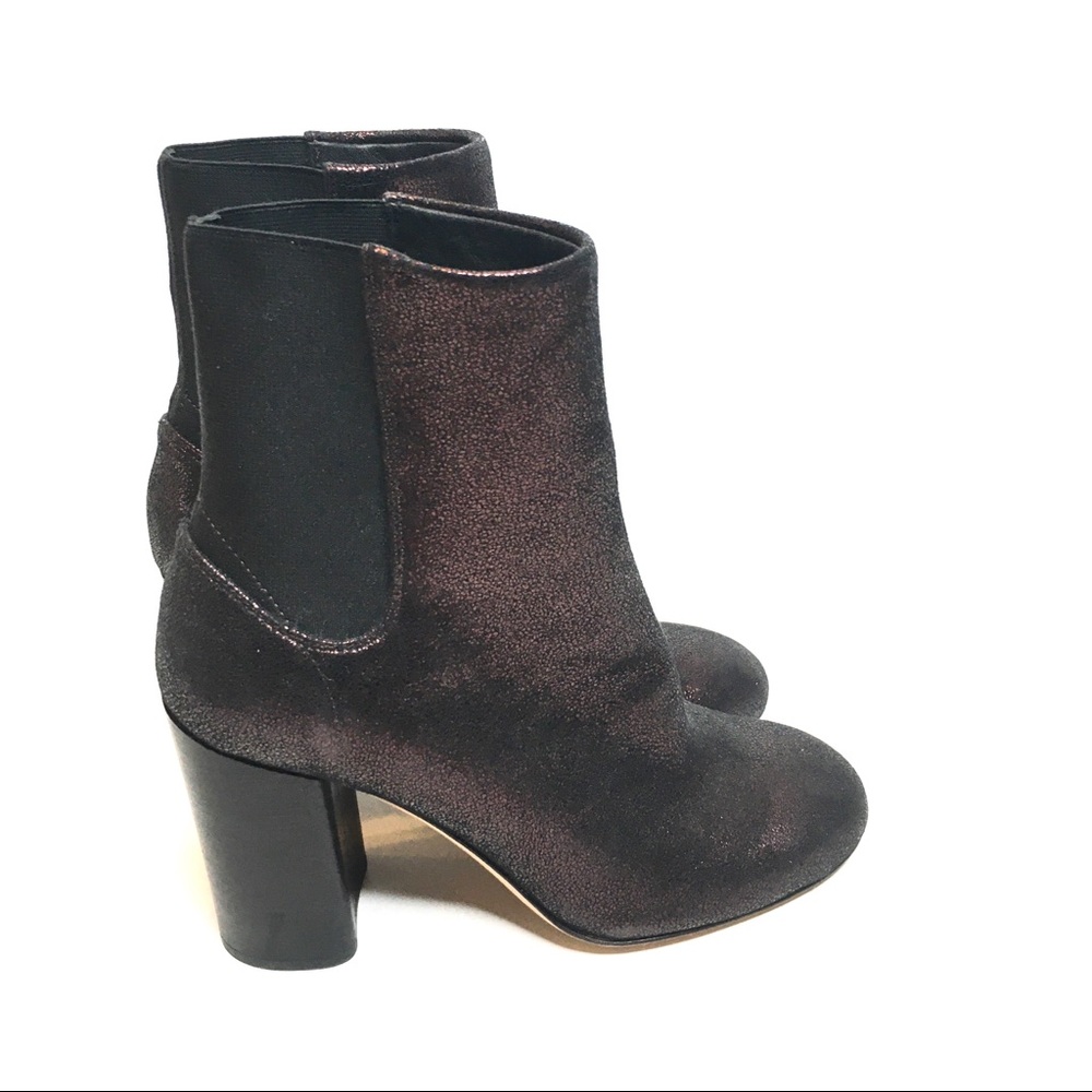 New RAG & BONE Agnes Metallic Copper Dark purple Boot 37 EU